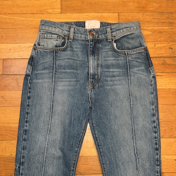 REVICE Denim Venus Star Skinny Cropped Jeans, size 30 - Picture 4 of 12